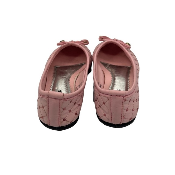 Bata Pink Ballet Bow Flats Size 11 Toddler Girl's - Picture 8 of 9
